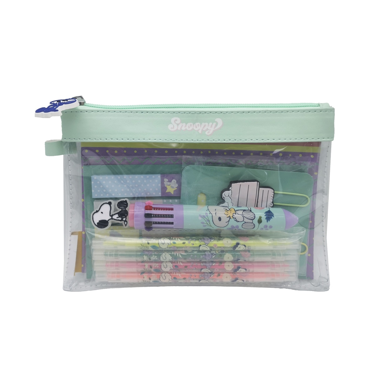 Set accesorios jumbo con material papeleria Snoopy CyP Brands naranja multicolor 2