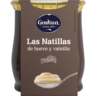 natillas de huevo y vainilla sin gluten tarro 140 g - Goshua