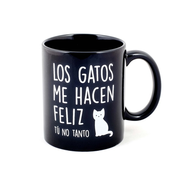 Imagem 0 de Caneca Miss Miserable Los Gatos Me Hacen Feliz