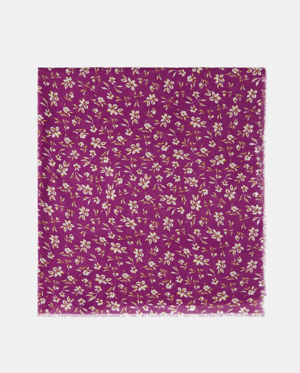 Foulard à motif sur fond