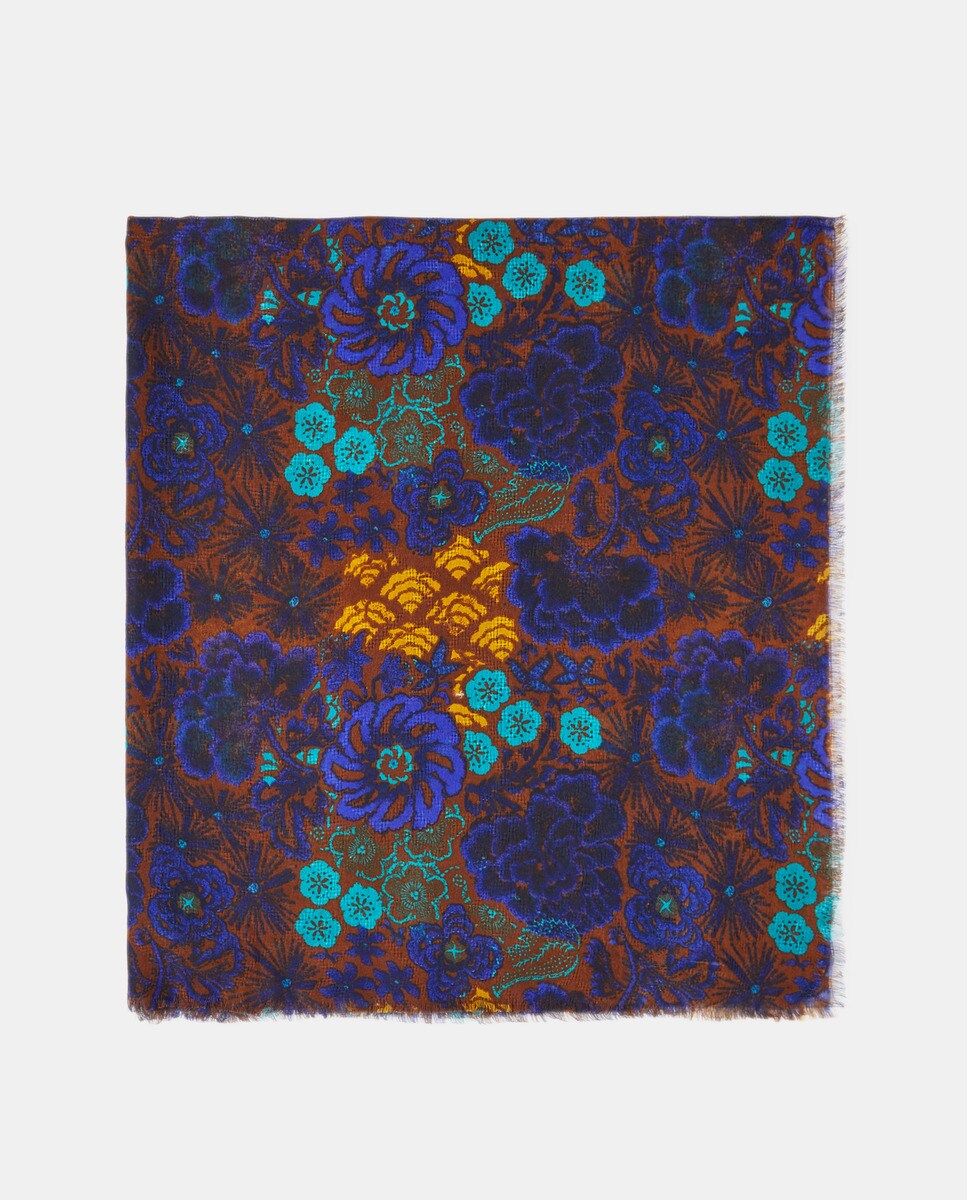 Foulard à imprimé fleurs