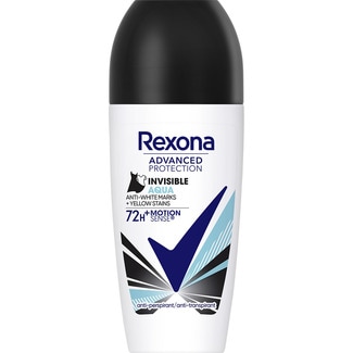 Advanced Protection desodorante roll-on + Motionsense Invisible Aqua 72h Unisex envase 50 ml - Rexona