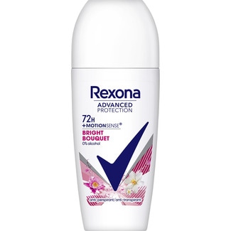 Advanced Protection desodorante roll-on + Motionsense Bright Bouquet 72h unisex envase 50 ml 0% alcohol - Rexona