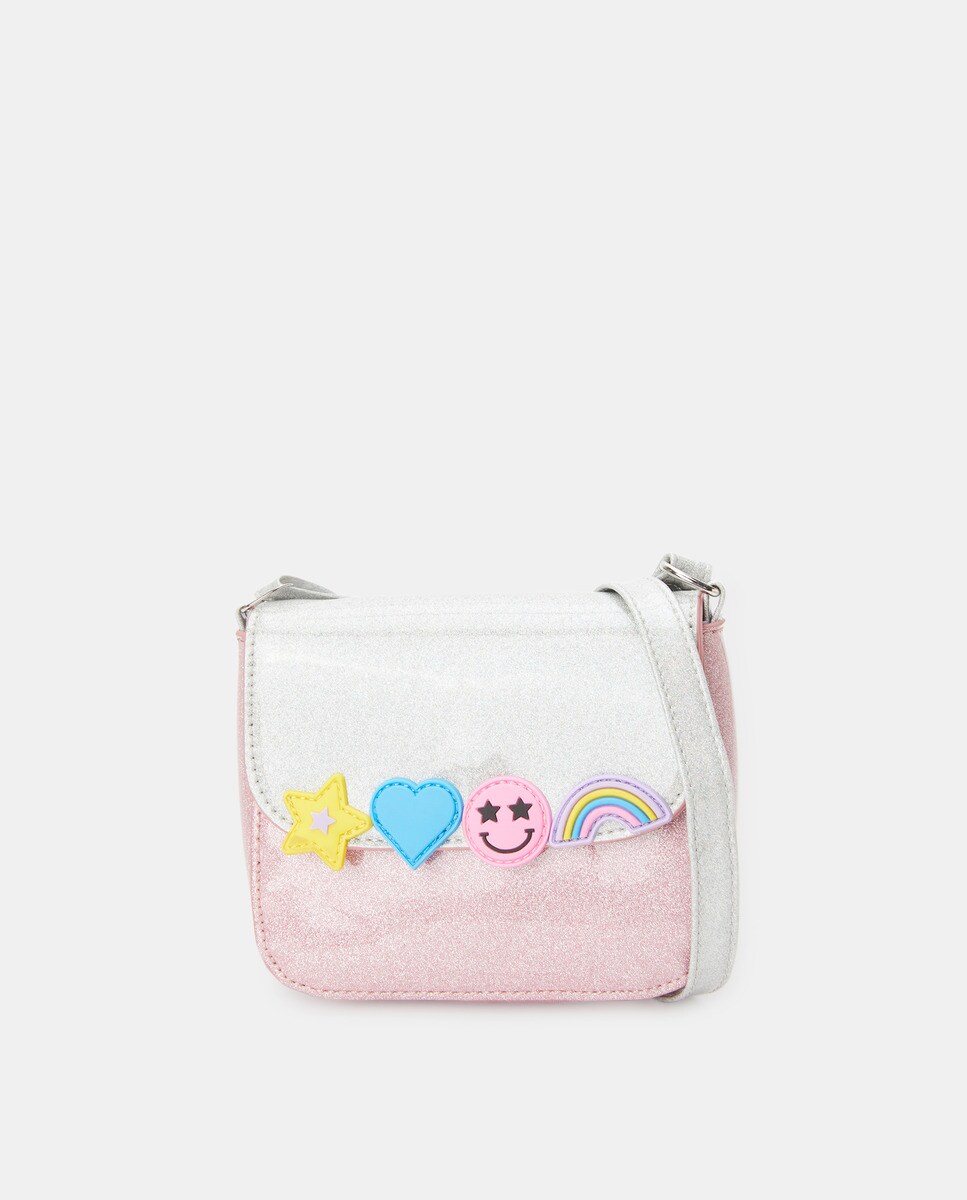 Sac glitter avec écussons