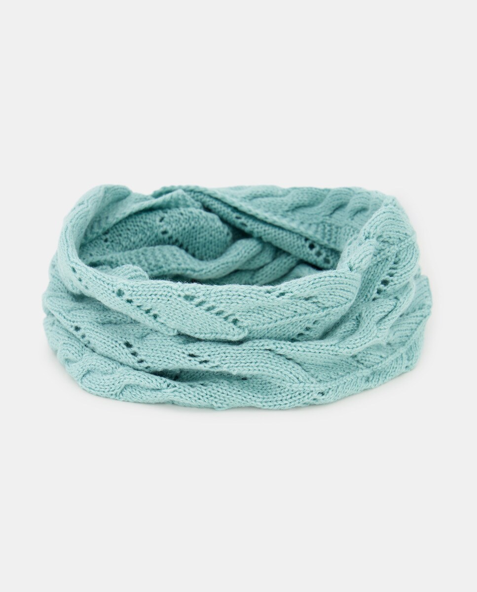 Snood en maille ajourée