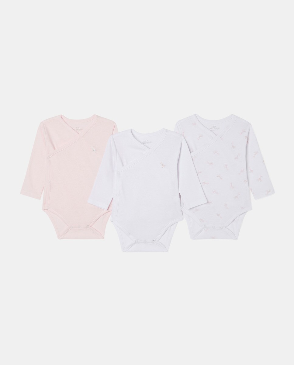 Lot de 3 bodies manches longues