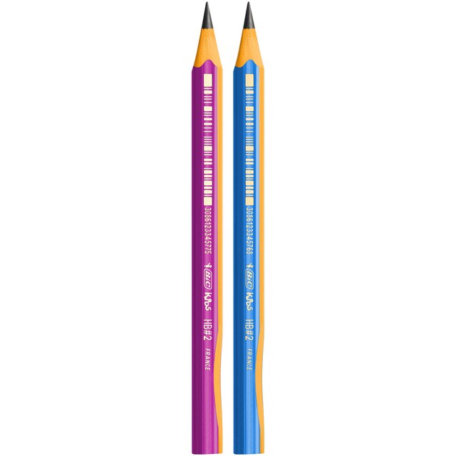 Imagen 0 de Pack de 2 Lápices de Grafito  Kids Jumbo Triangular  BIC