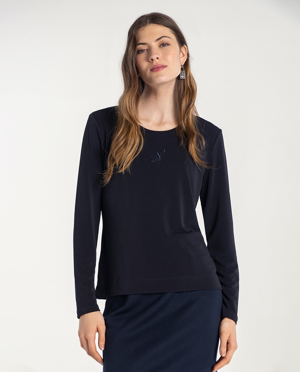 Tshirt manches longues et col rond