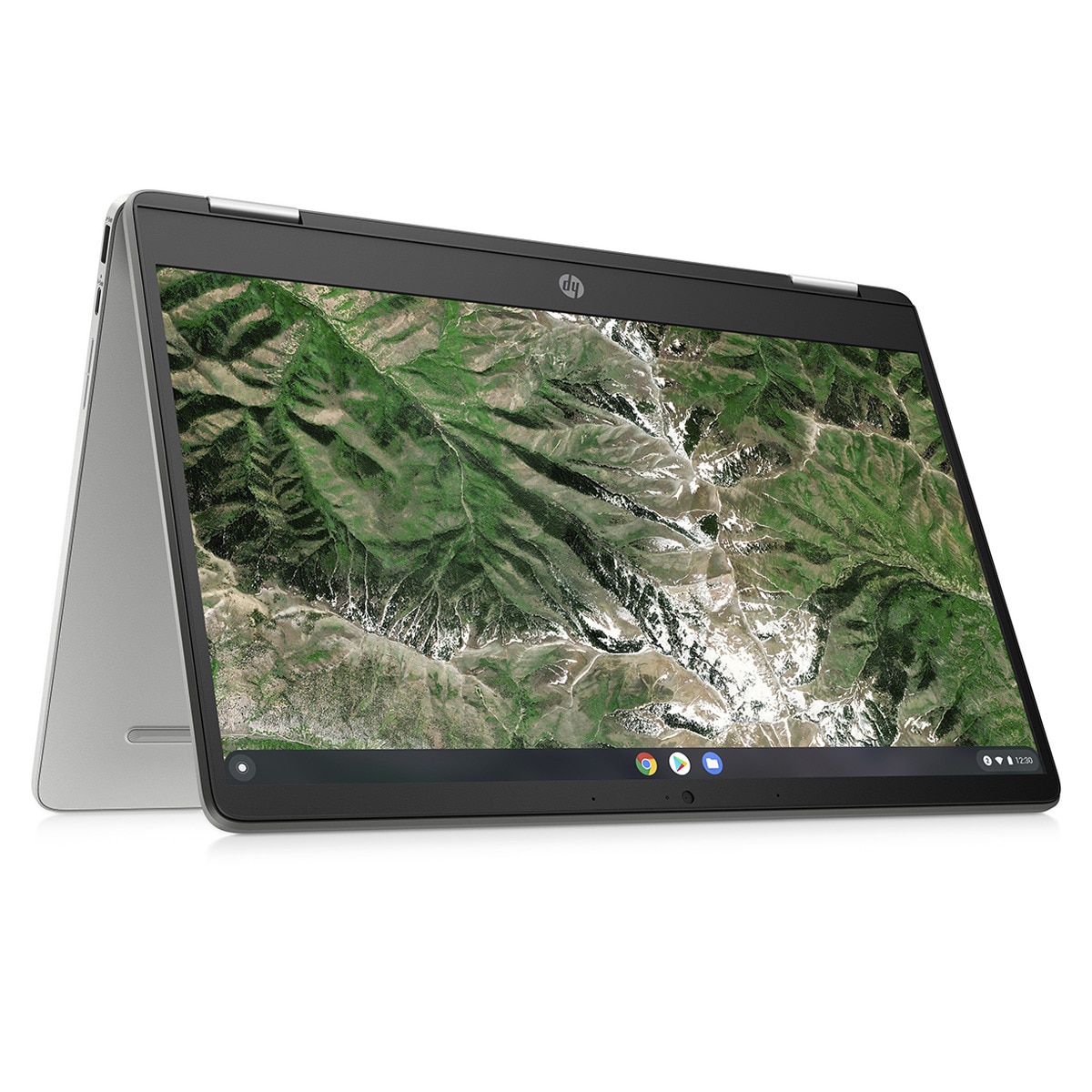 Chromebook Convertible 2 en 1 HP 14a-ca0030ns x360, Pentium Silver N5030, 8GB, 64GB eMMC, 14", ChromeOS Plata-1