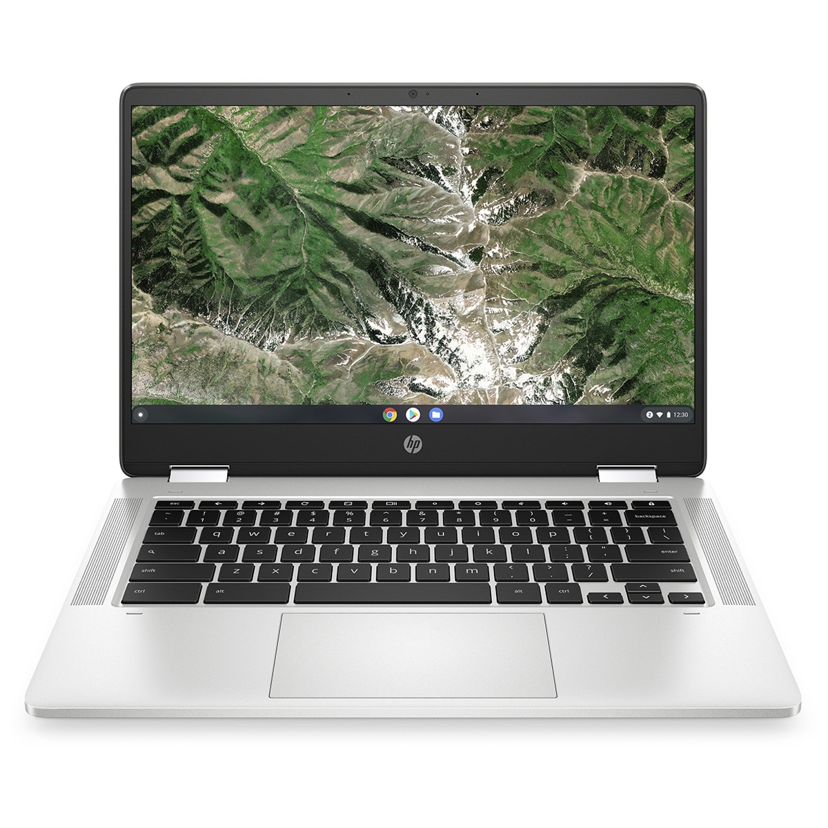 Chromebook Convertible 2 en 1 HP 14a-ca0030ns x360, Pentium Silver N5030, 8GB, 64GB eMMC, 14", ChromeOS Plata-2