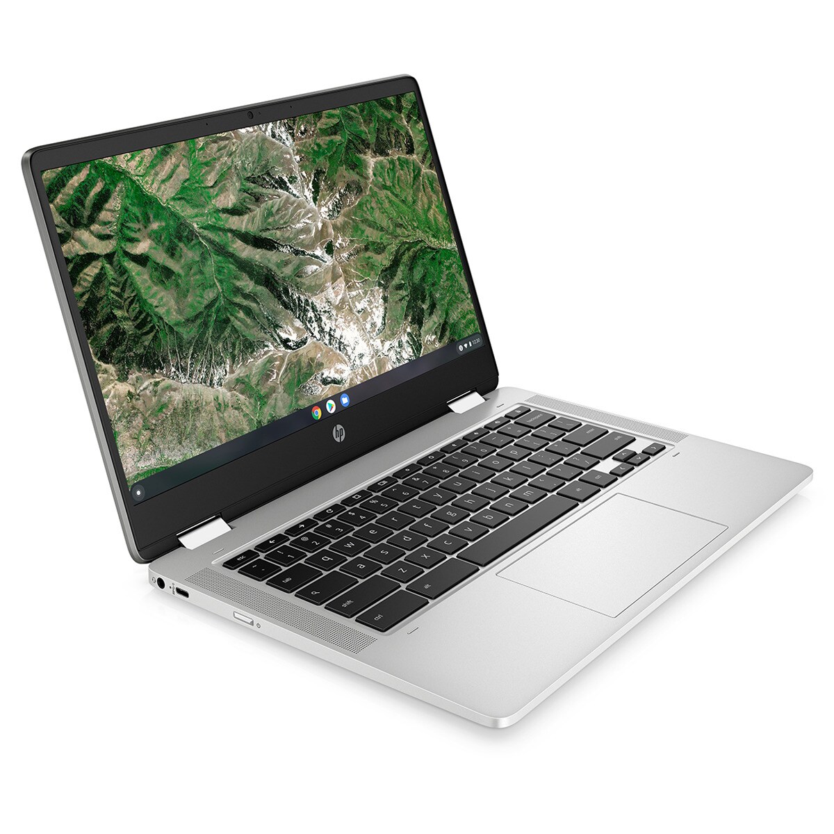 Chromebook Convertible 2 en 1 HP 14a-ca0030ns x360, Pentium Silver N5030, 8GB, 64GB eMMC, 14", ChromeOS Plata-3