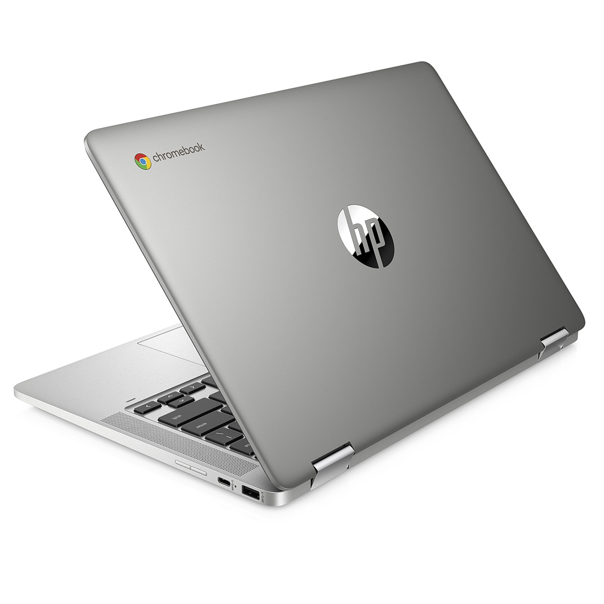 Chromebook Convertible 2 en 1 HP 14a-ca0030ns x360, Pentium Silver N5030, 8GB, 64GB eMMC, 14", ChromeOS Plata-6