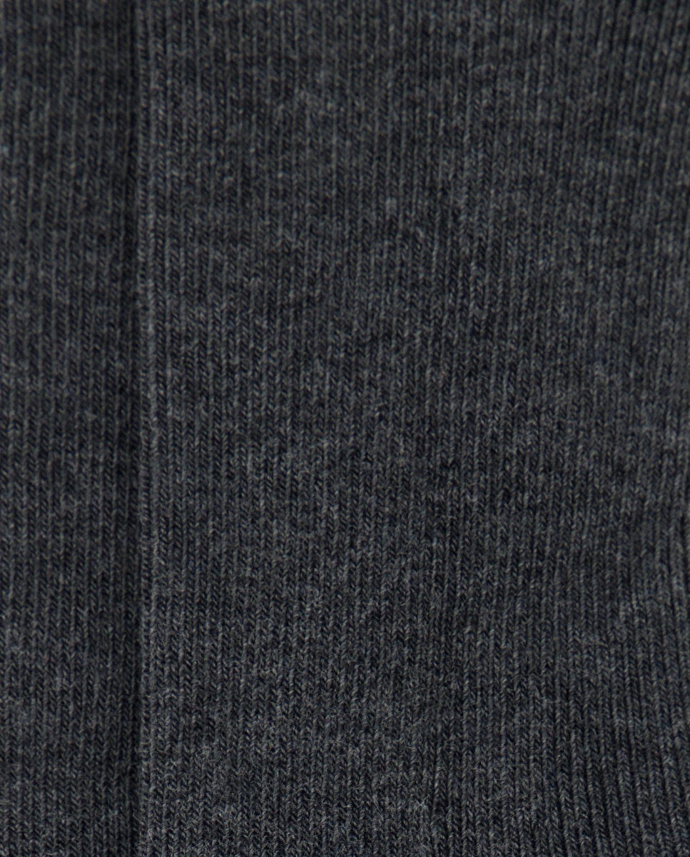 Pack 2 calcetines de mujer canalé Gris-2