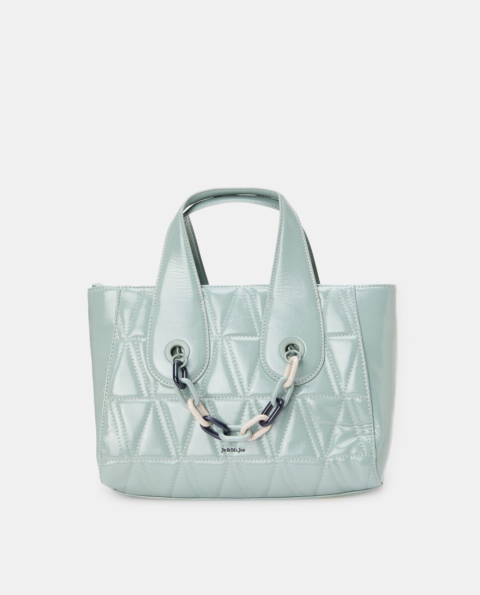 Sac cabas matelassé avec bandoulière amovible