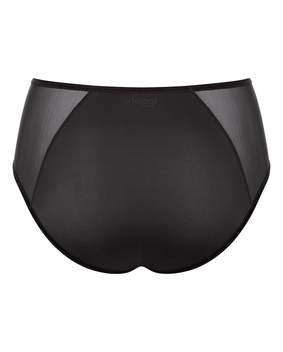Cueca de Cintura Subida Super Elástica Preto-5