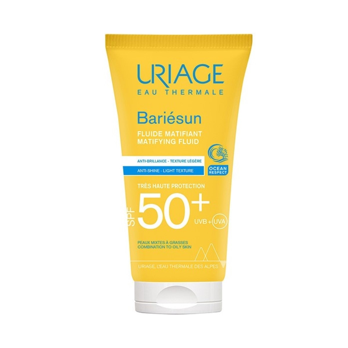 Protetor Solar Fluido MAT SPF50+ Bariésun 50ml Uriage 1