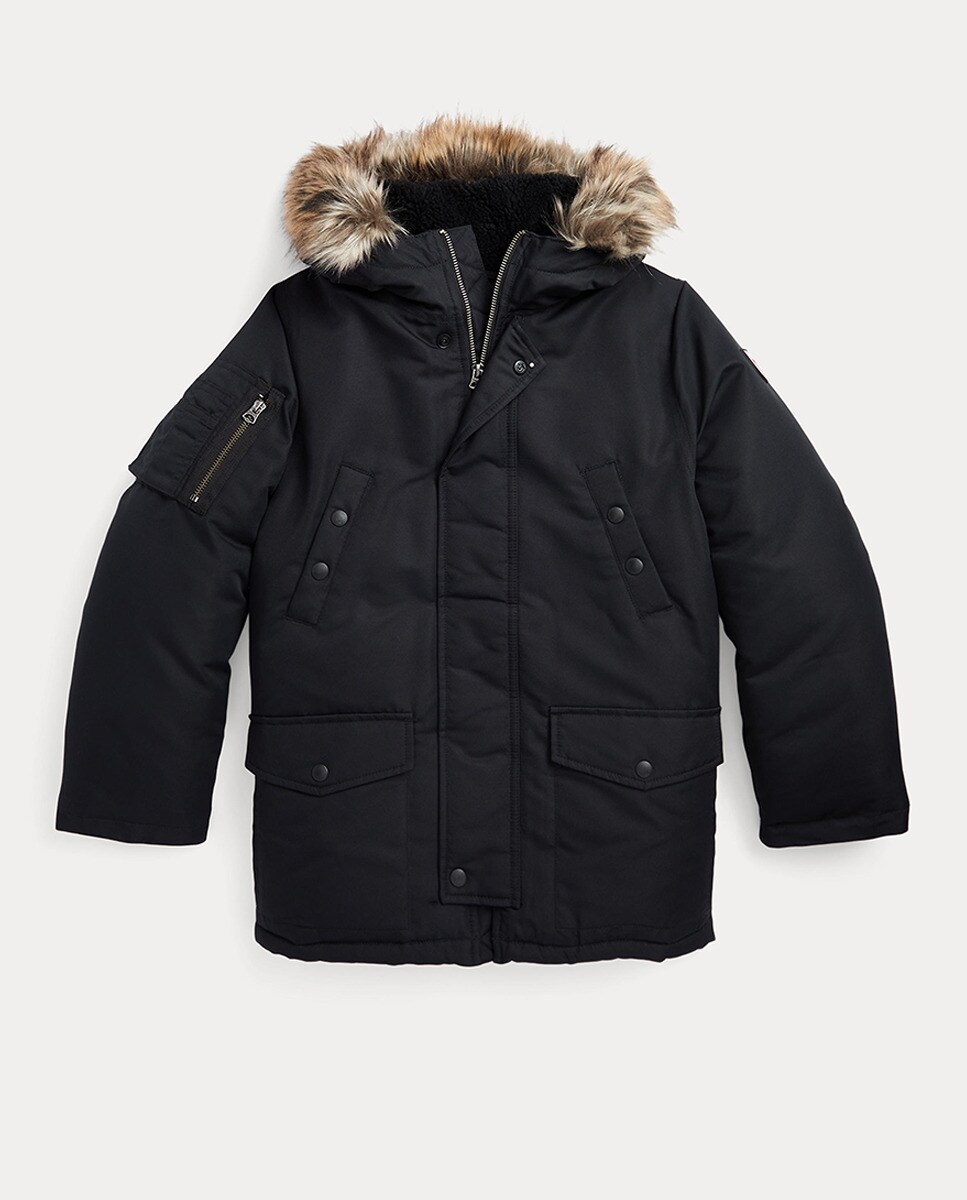 Parka à capuche