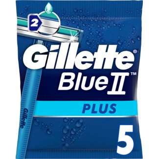 Máquinas Descartáveis Blue II Plus embalagem 5 unidades - Gillette