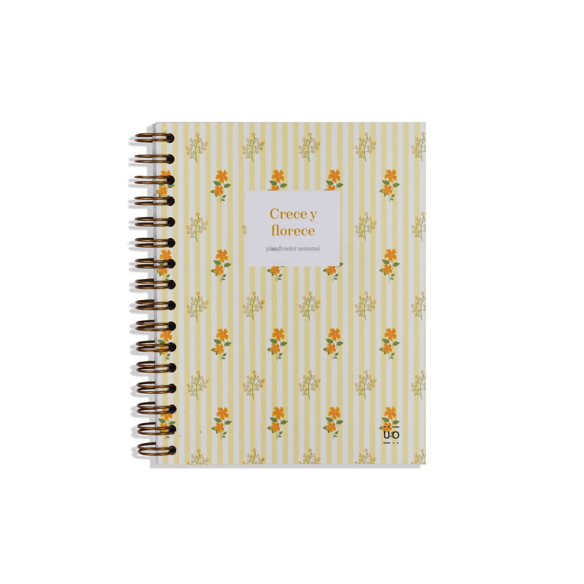 Imagem 0 de Mini Organizador Semanal 120 Páginas Crece y Florece Espanhol - 110x140 mm - Amarelo