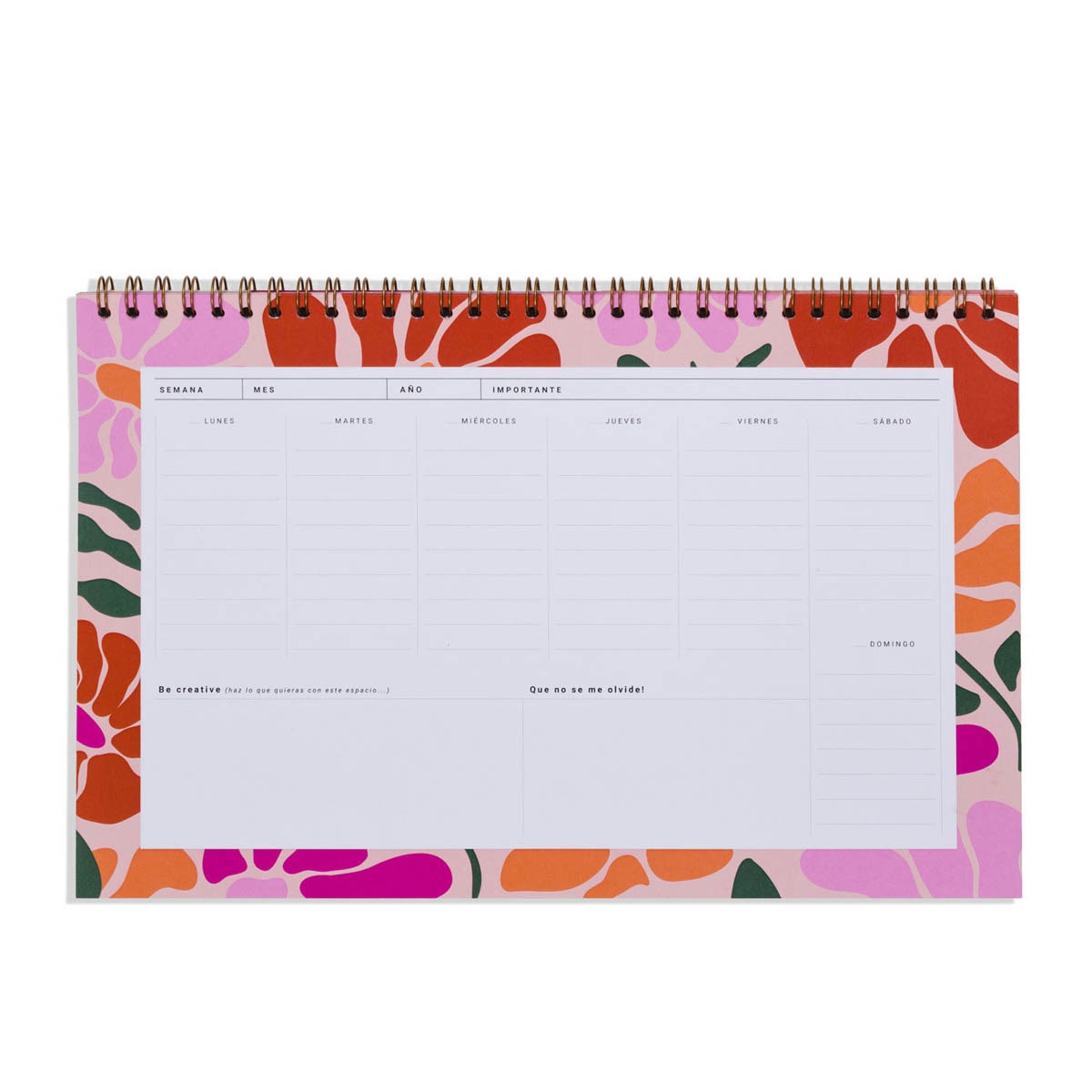 Agenda Filofax 2026 Recambio A5 - Semana En Dos Páginas, 5 Idiomas, Con Códigos QR Para Sincronizar Con App