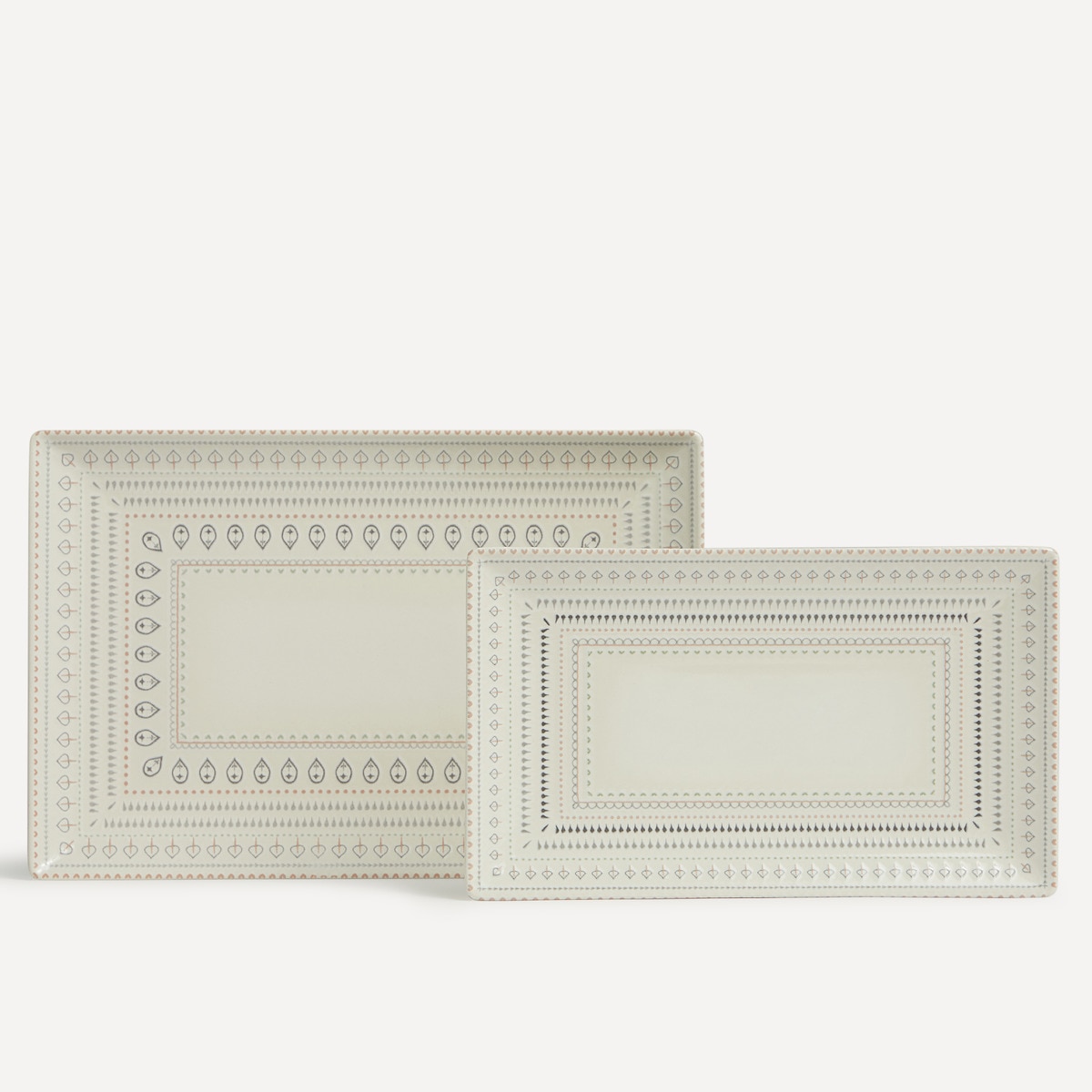 Fuente rectangular Meda Basics El Corte Inglés Crema-4