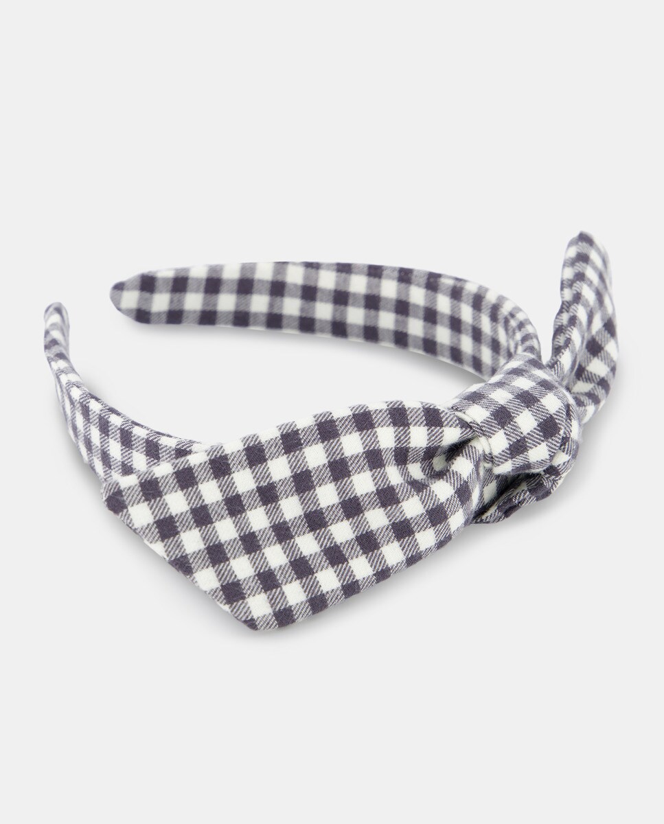 Serretête à carreaux vichy