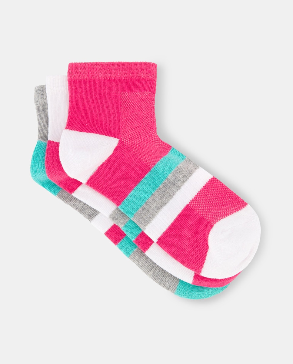 Lot de trois paires de chaussettes