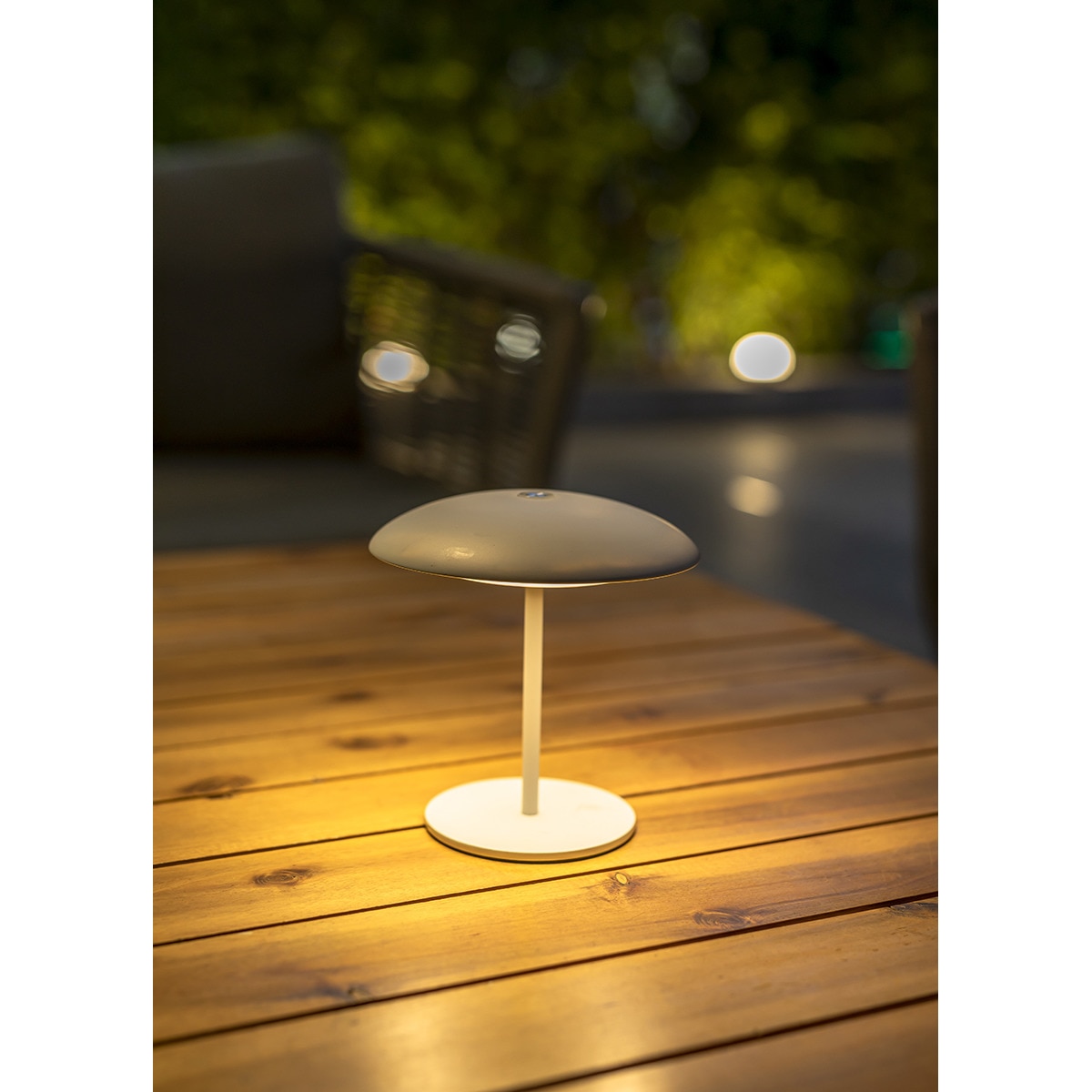 Candeeiro de Mesa Exterior Sardinia 30 Battery Branco-2