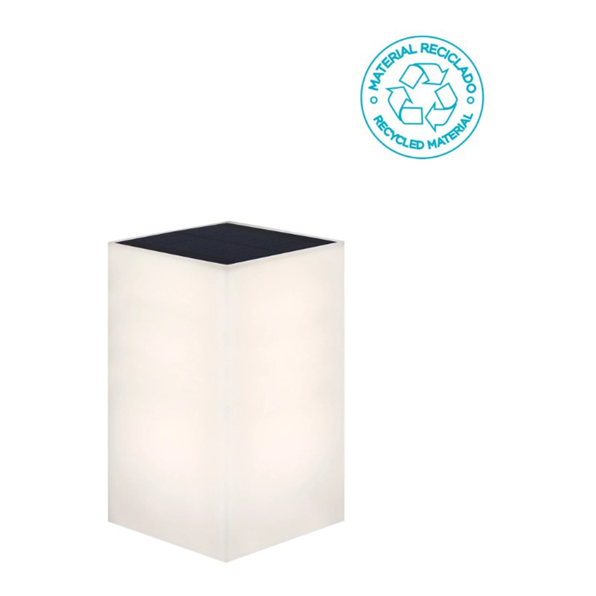 Aplique Solar Wally 12 Branco-2