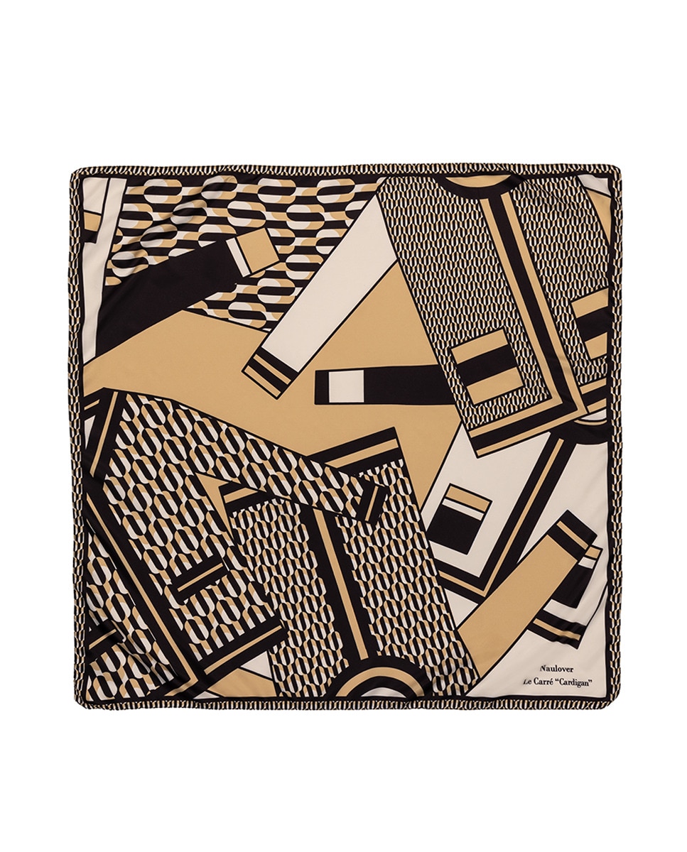 Foulard imprimé géométrique