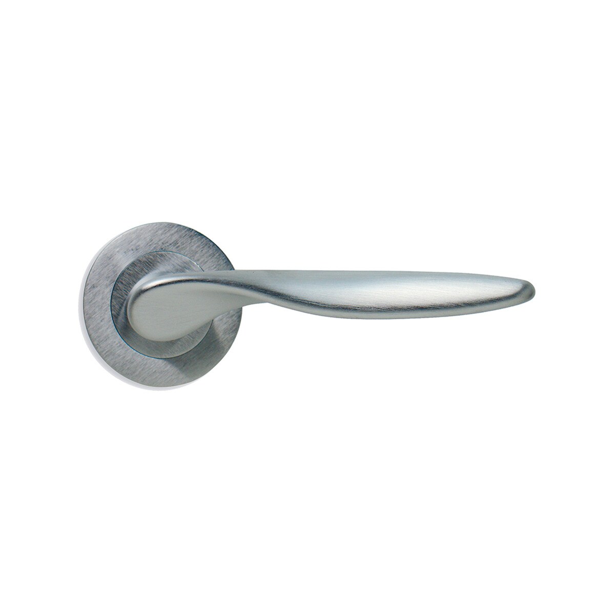 Juego Manilla Roseta Redonda 50 x 130 x 50 mm Cromo satinado-1
