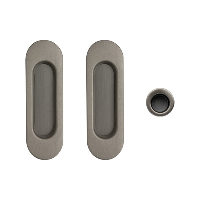 Imagen 0 de Kit Puertas Correderas Embutir Ovalado  30 Ø - 125 x 21 mm
