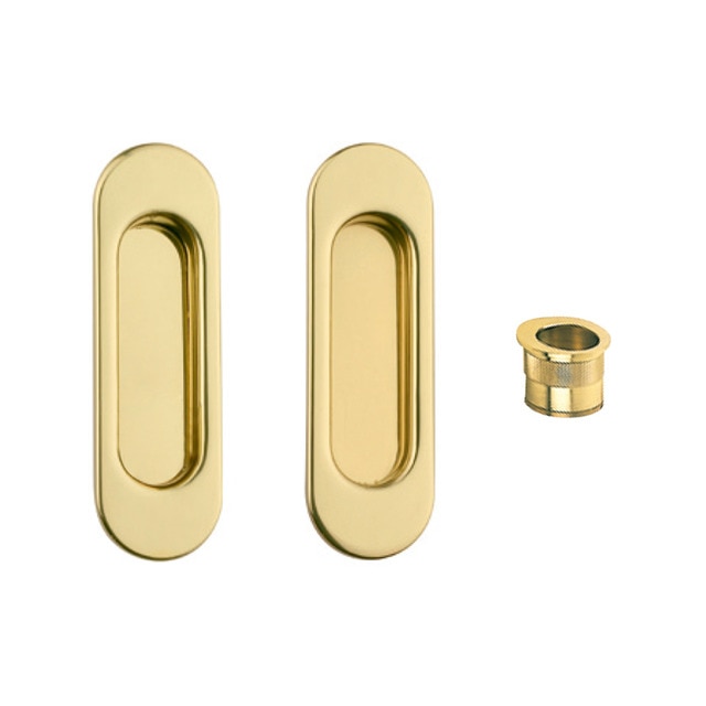 Imagen 0 de Kit Puertas Correderas Embutir Ovalado  30 Ø - 125 x 21 mm