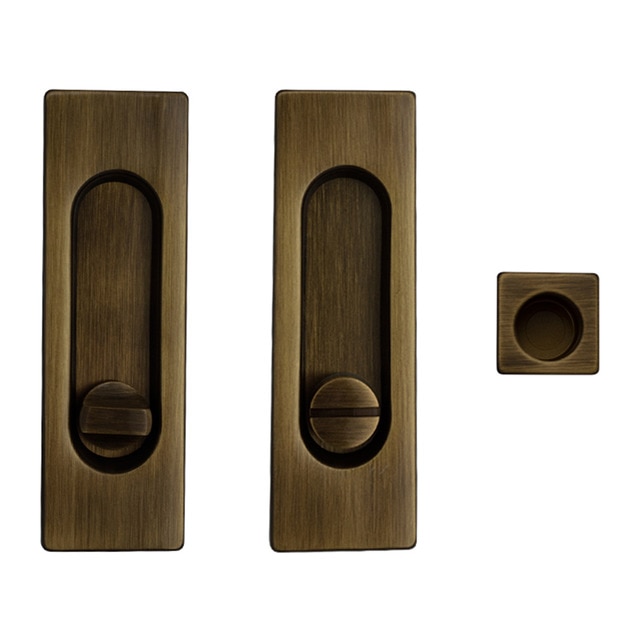 Imagen 0 de Kit Puertas Correderas Embutir Rectangular  125 x 21 mm - 160 x 65 mm