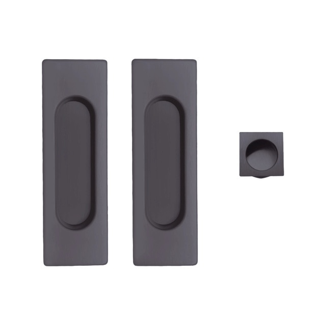 Imagen 0 de Kit Puertas Correderas Embutir Rectangular  30 Ø - 125 x 21 mm