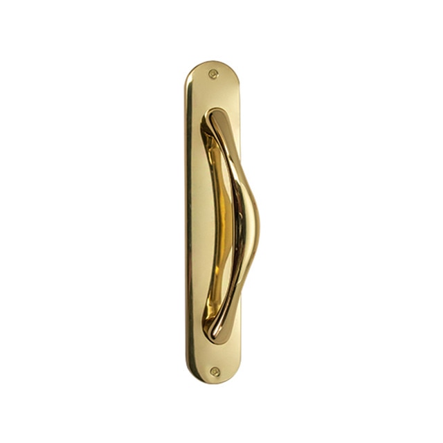 Imagen 0 de Tirador Puerta de Paso con Placa 200 x 60 x 62 mm