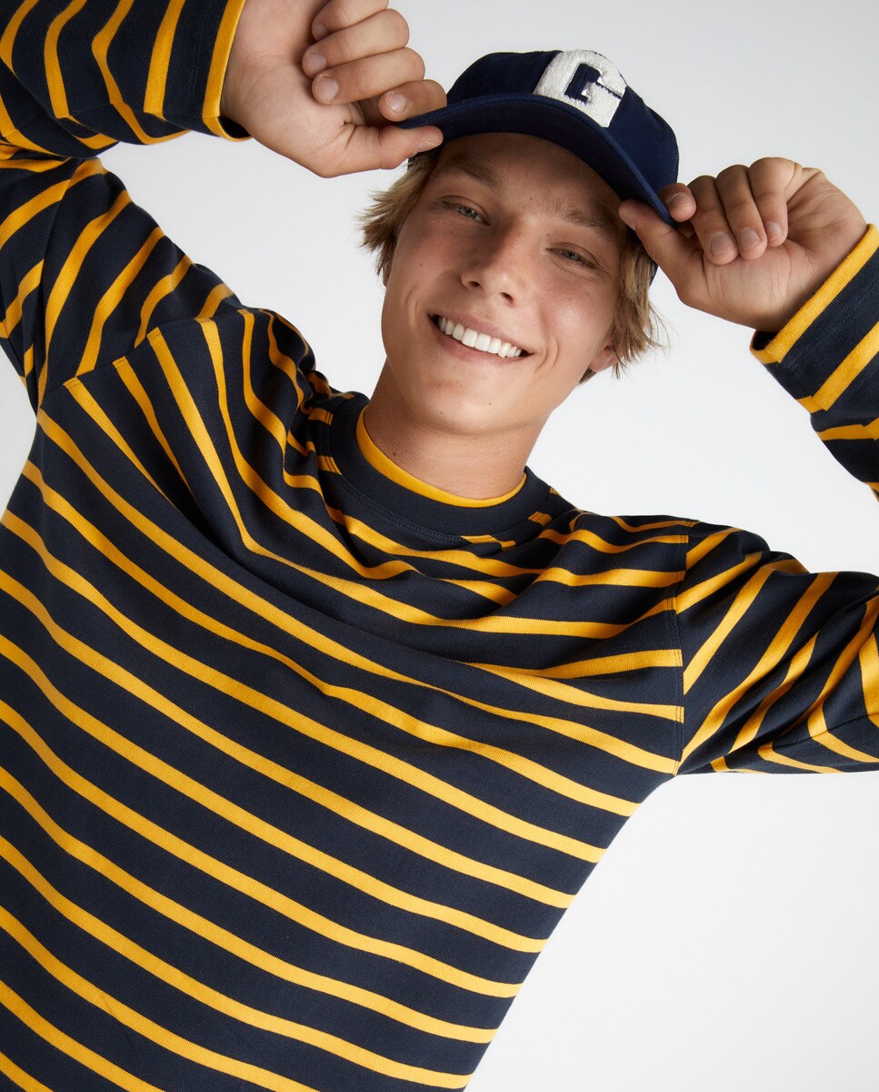 Tshirt fantaisie à motif manches longues