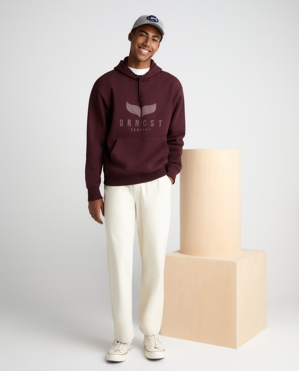 Sweat à capuche avec logo