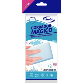 borrador mágico esponja blister 3 unidades - Chubb