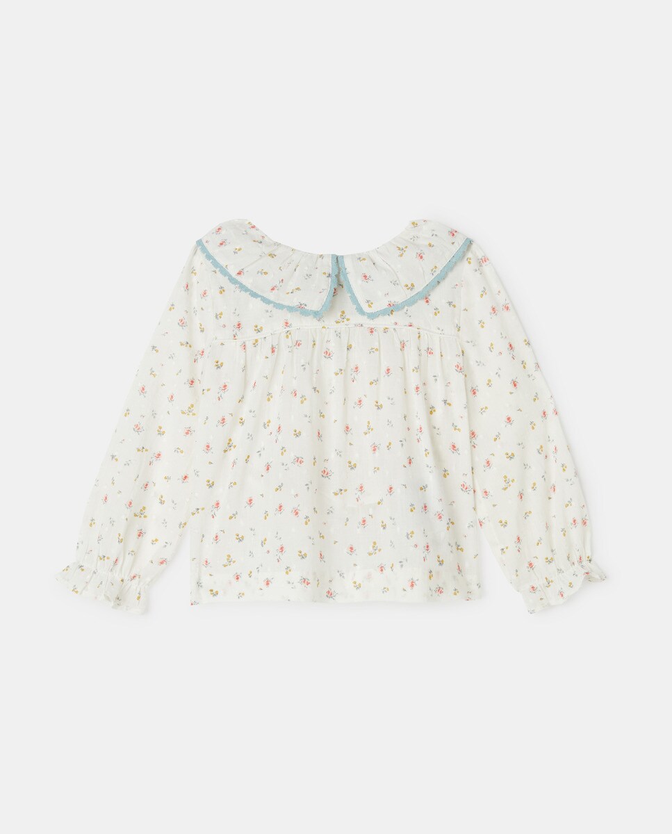 Chemisier manches longues à motif