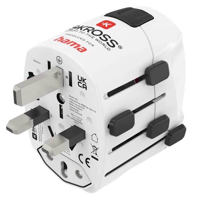 Imagen 0 de Cargador de red Hama World Travel Pro con 3 clavijas