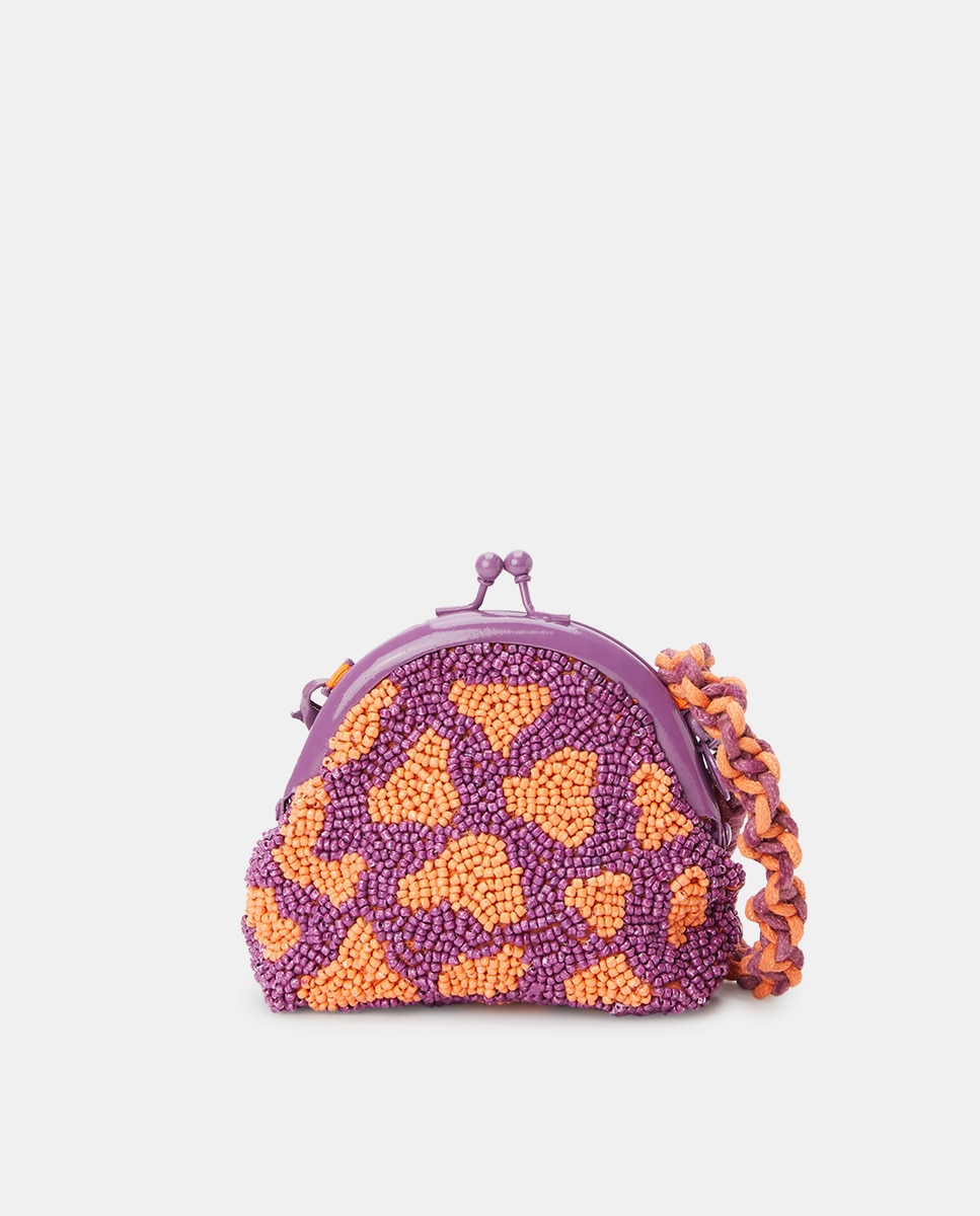 Portemonnaie à imprimé moucheté