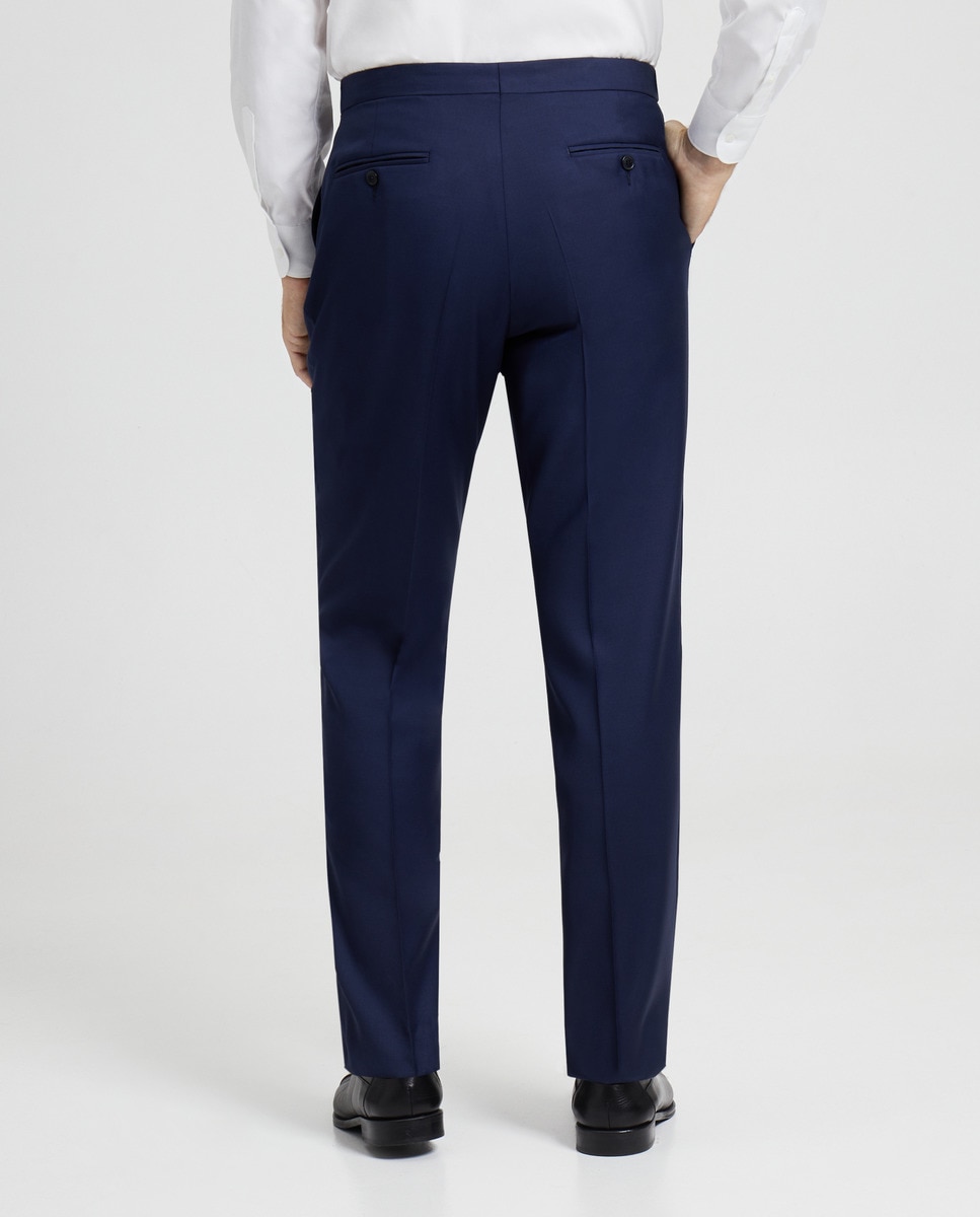 Casaco de Cerimónia Regular Fit Azul-8