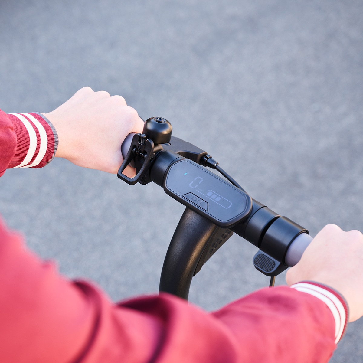Patinete eléctrico plegable Segway Ninebot E2 negro Negro-6