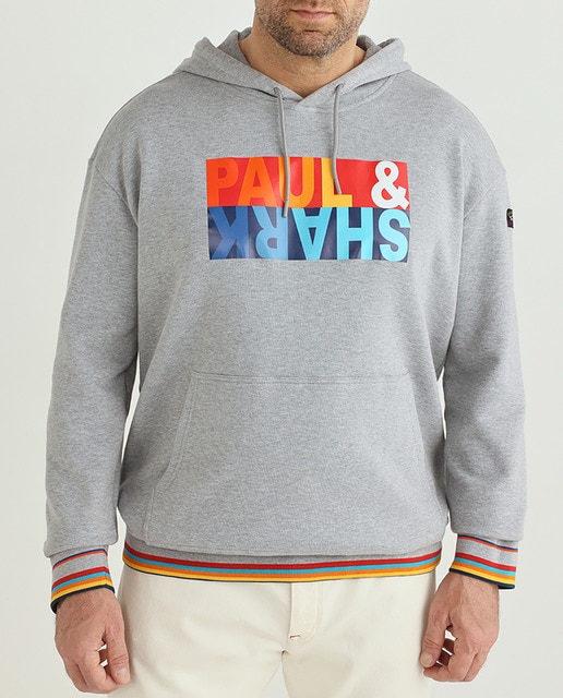 Imagen 0 de Sudadera hoodie de hombre print multicolor  tallas grandes