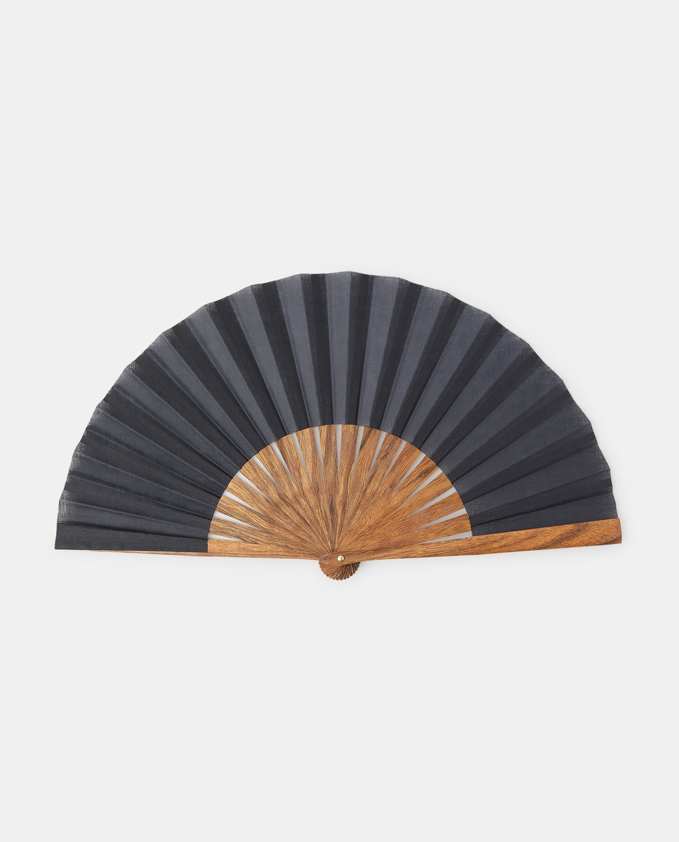 Imagem 0 de Leque Mini com Varetas Direitas - Preto