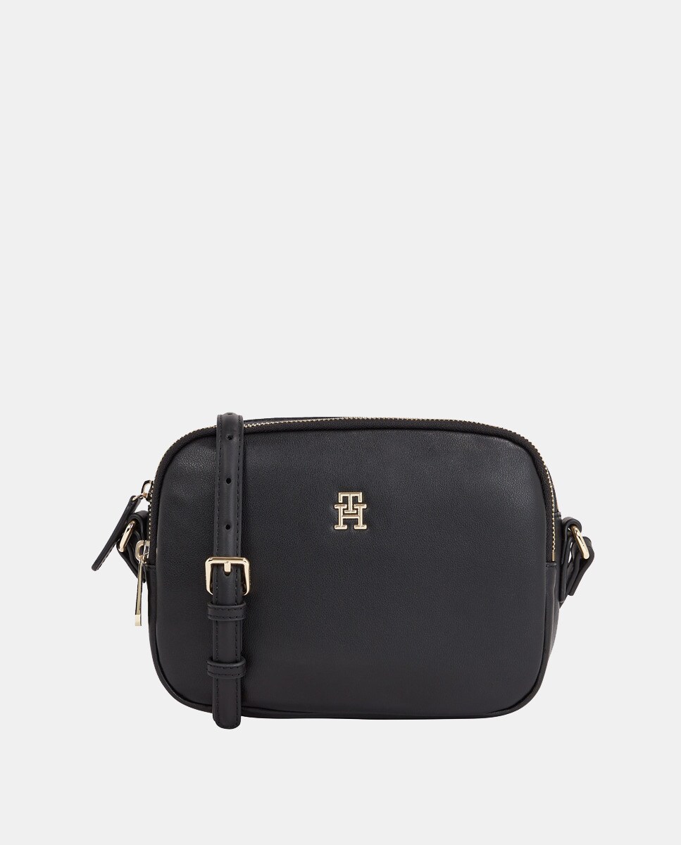 Sac à bandoulière avec logo en métal