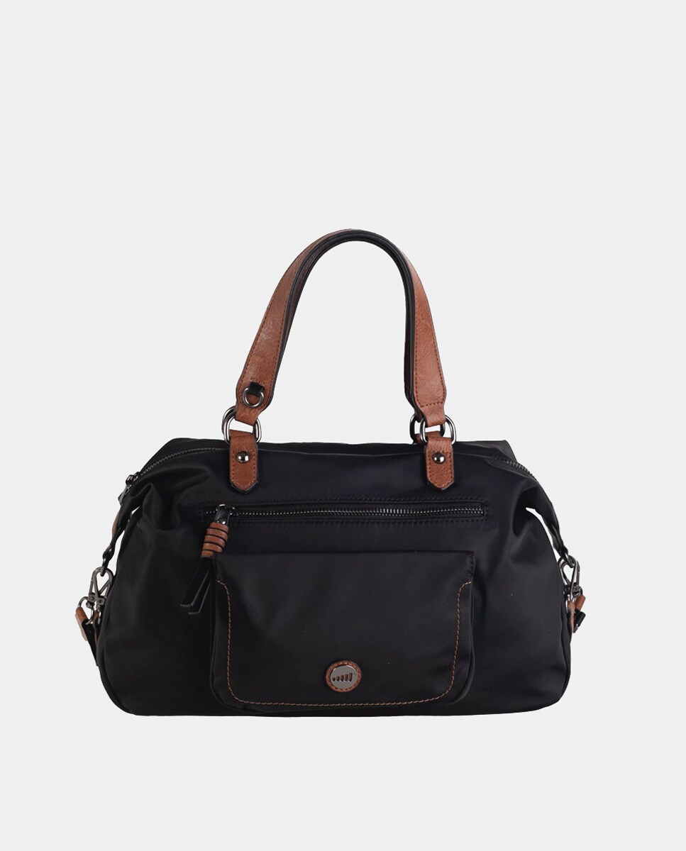 Grand sac bowling en nylon avec deux poches avant