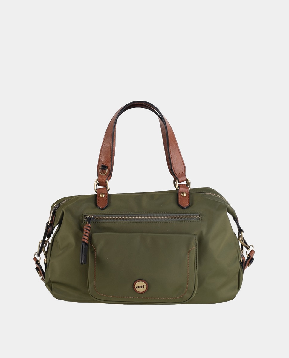 Grand sac bowling en nylon avec deux poches avant