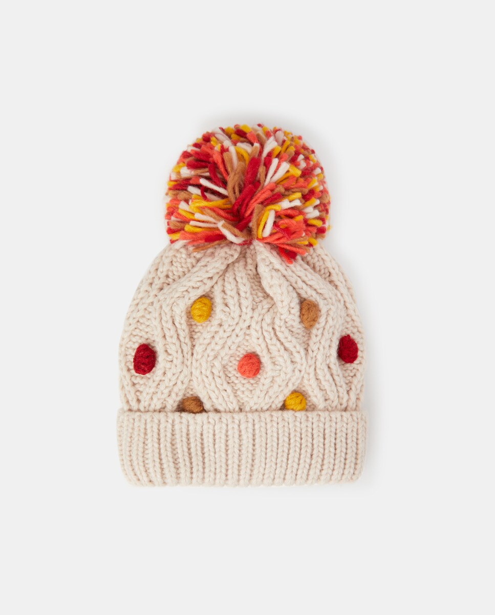 Bonnet à pompons